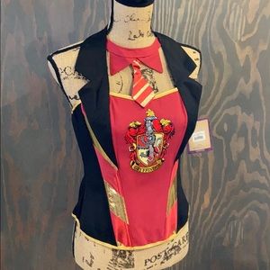 HarryPotter Gryffindor detachable tie twill corset